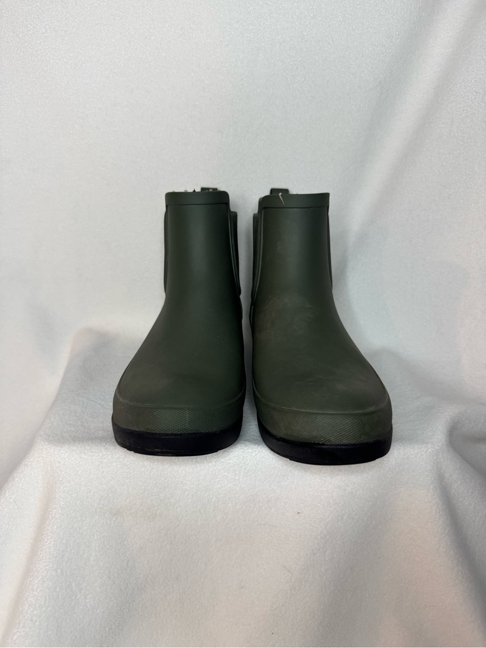 Bogs Amanda II Chelsea Rain Boots Olive Green Faux Fur Women’s 8 Waterproof - Picture 4 of 8